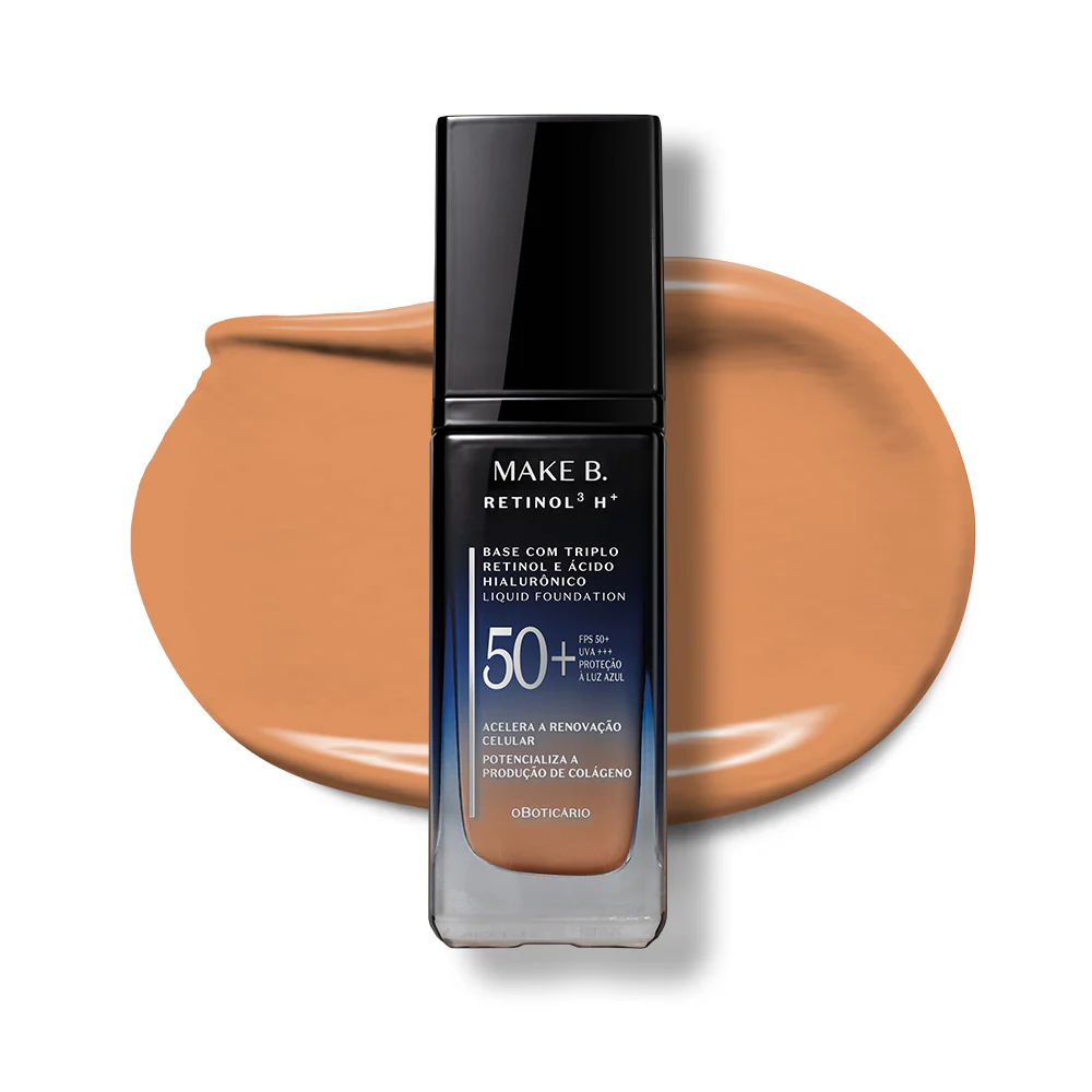 Base Líquida FPS50 Make B. Retinol³ H+ 26g - Image 12