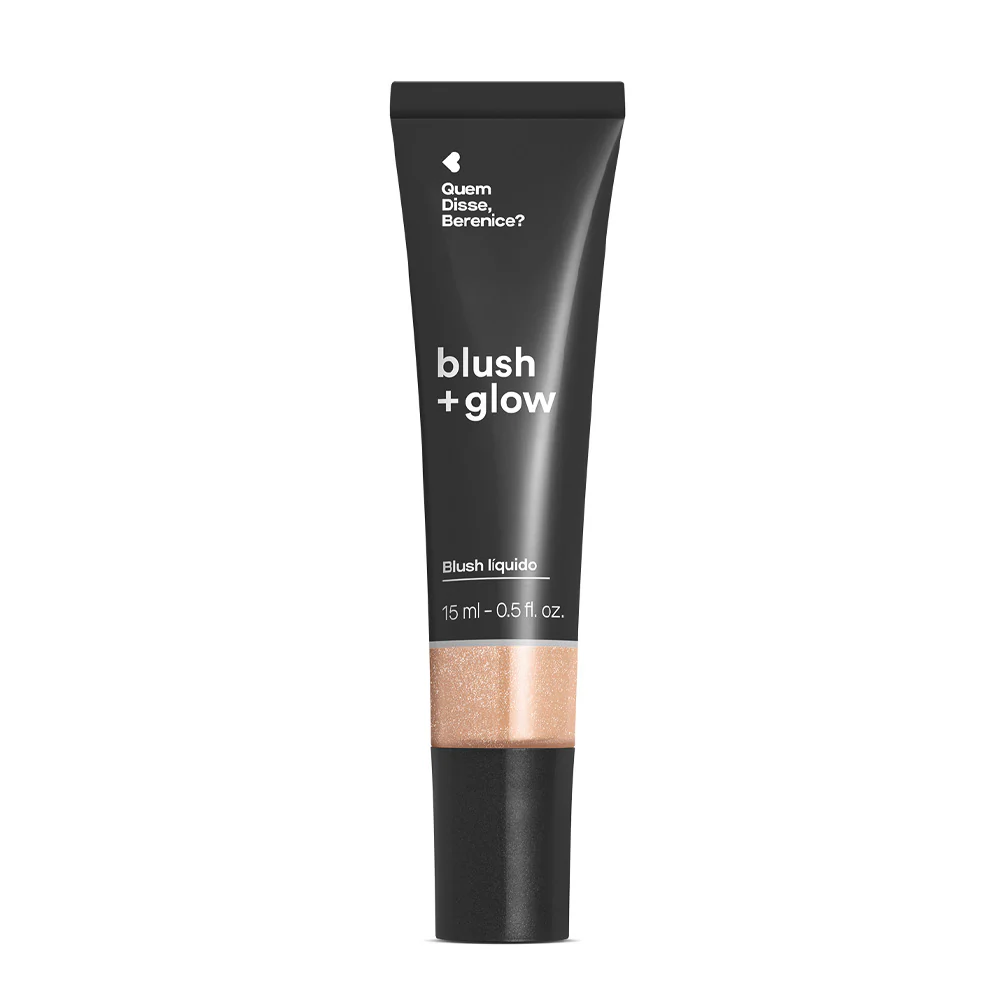 Blush Líquido + Glow Prata Perolin Quem Disse, Berenice? 15ml