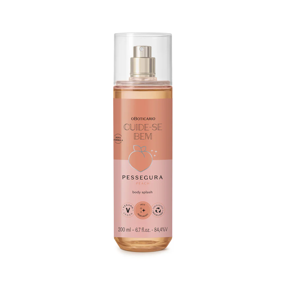 Body Splash Cuide-se Bem Pessegura, 200ml