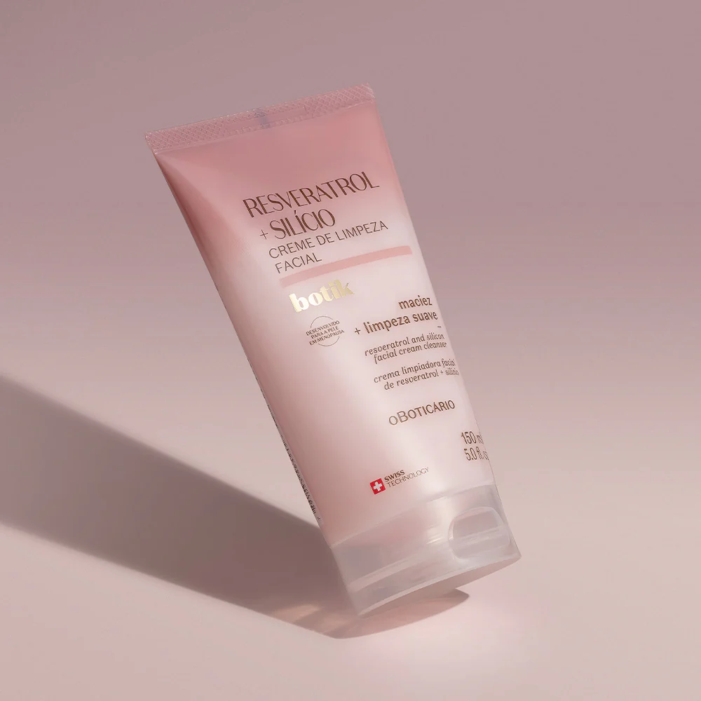 Creme de Limpeza Facial Botik Resveratrol E Silício, 150ml - Image 2