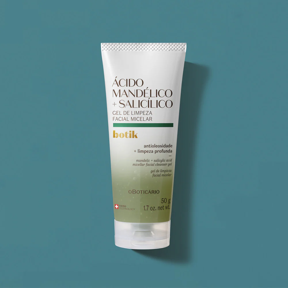Gel de Limpeza Facial Micelar Ácido Mandélico + Salicílico Botik, 50g - Image 3