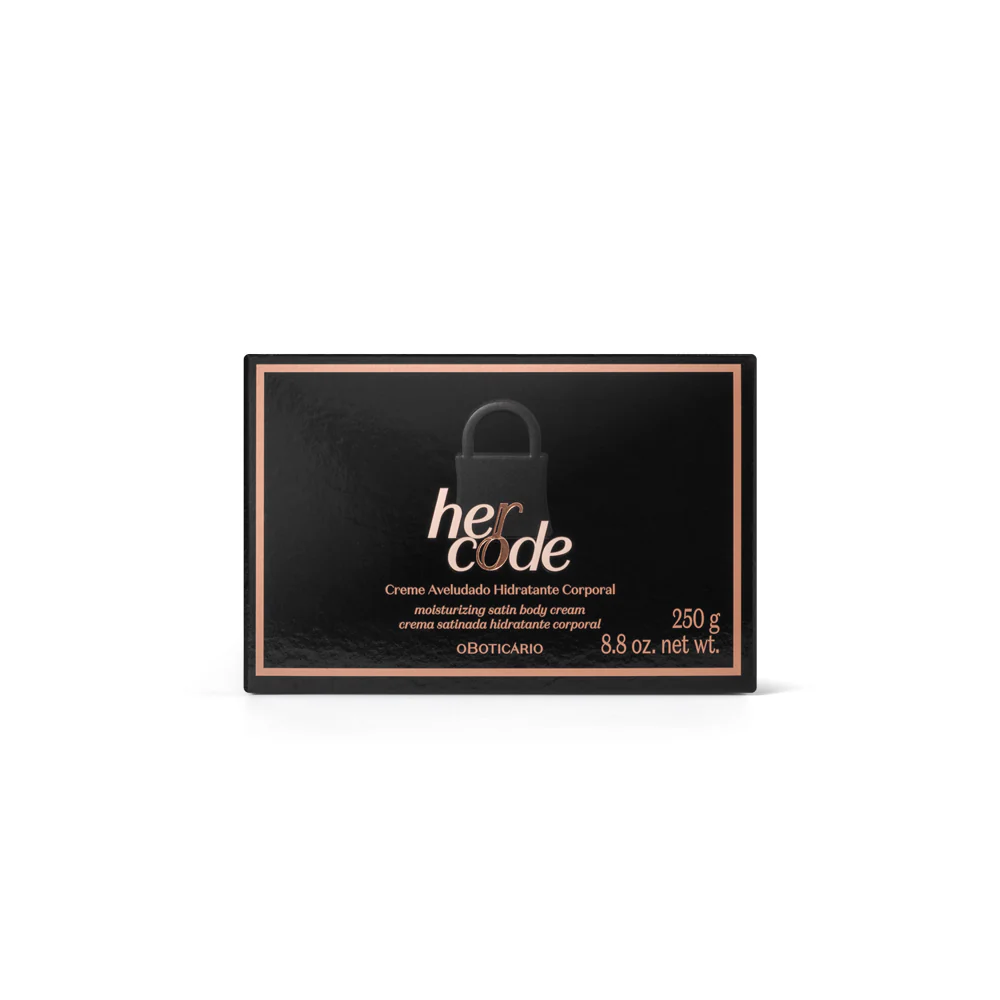 Creme Aveludado Hidratante Corporal Her Code 250g - Image 7