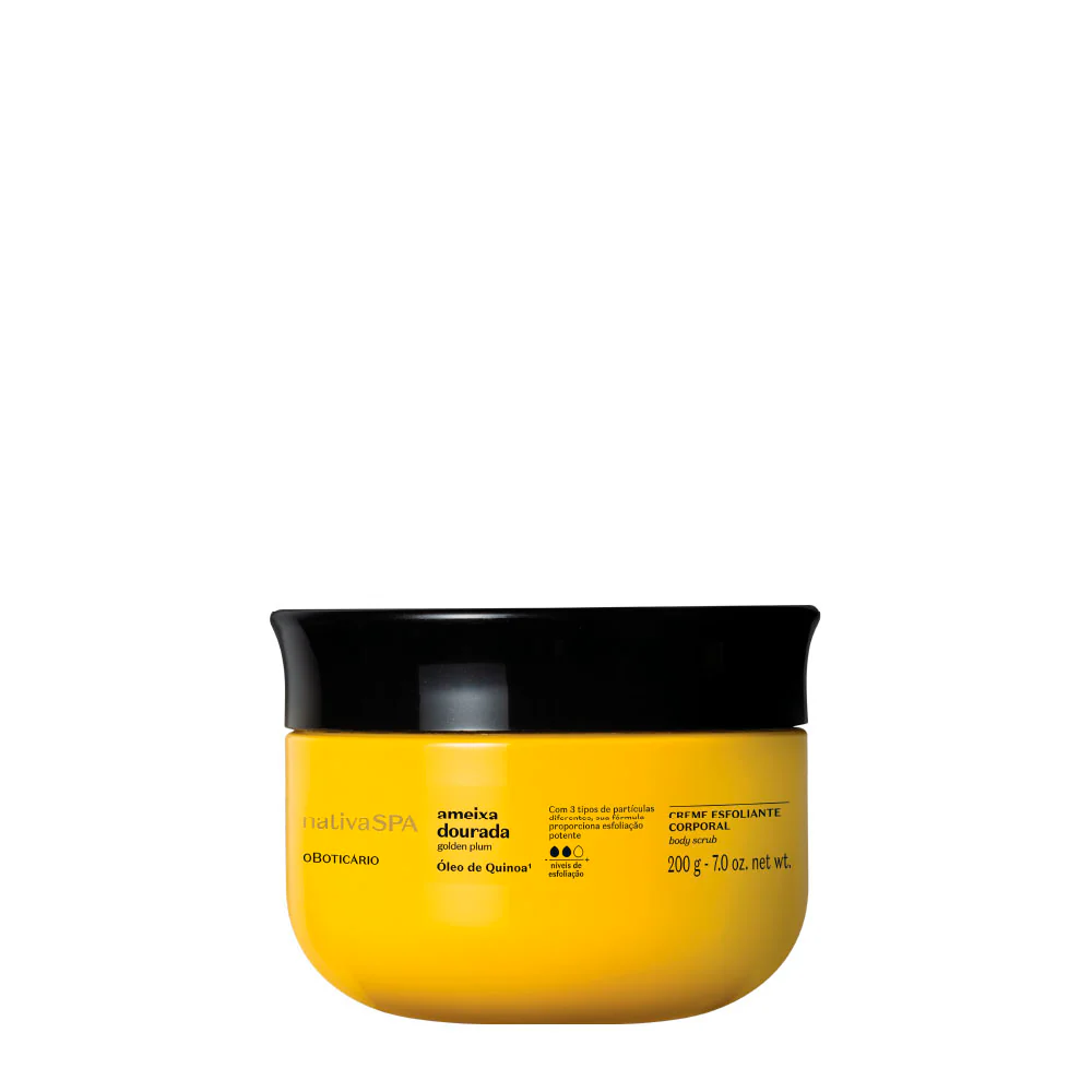 Creme Esfoliante Corporal Nativa Spa Ameixa Dourada, 200g