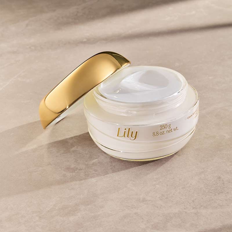 Creme Hidratante Acetinado Lily, 250g - Image 3