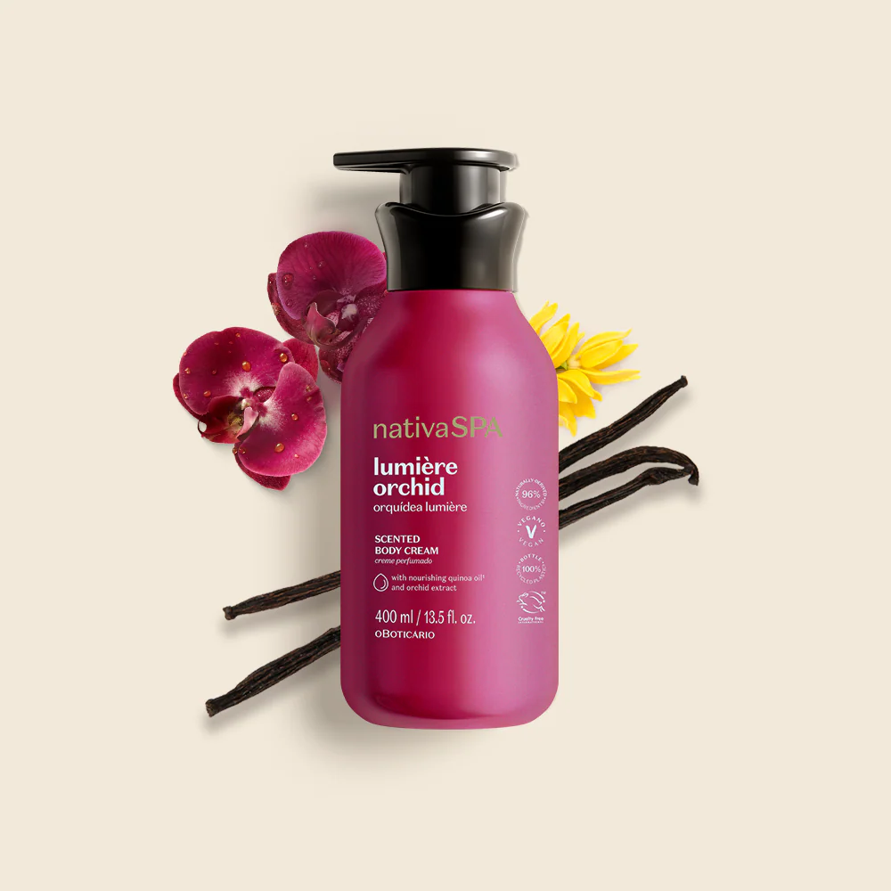 Creme Hidratante Perfumado Nativa SPA Orquídea Lumière, 400ml - Image 2