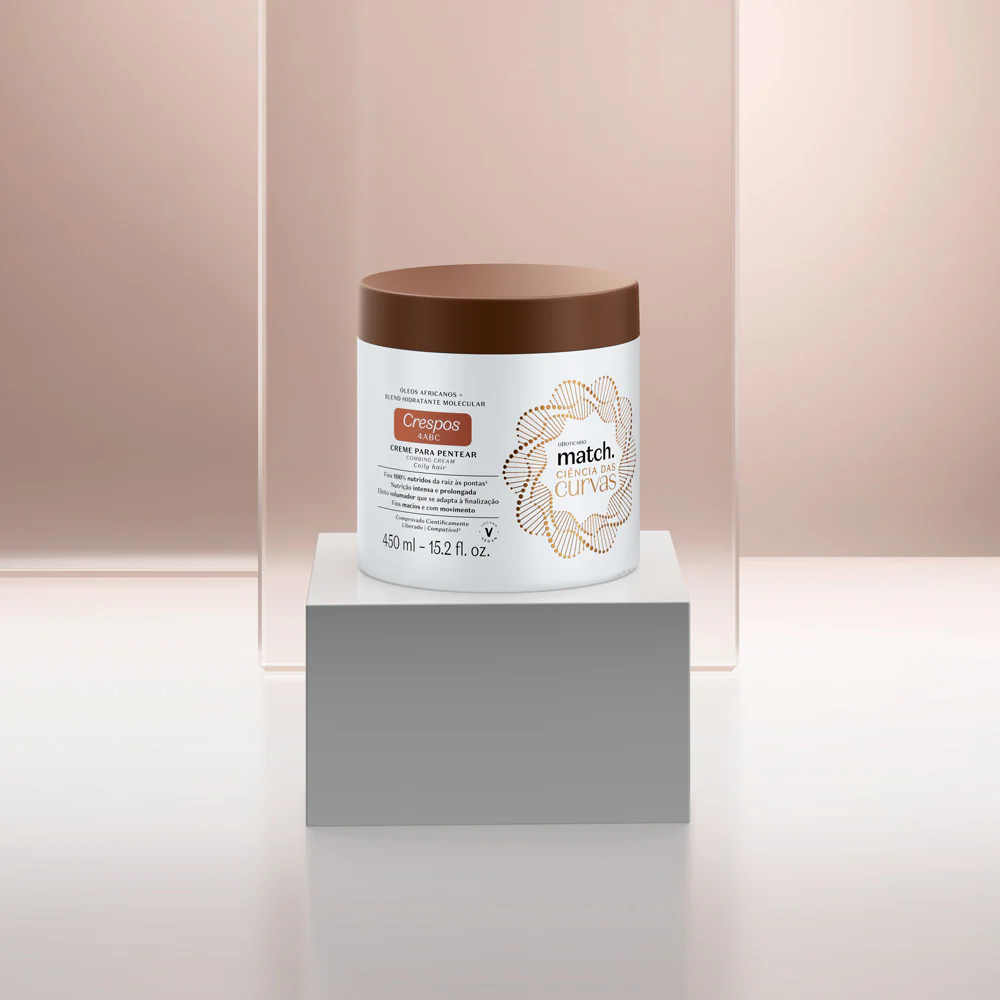 Creme para Pentear Cabelos Crespos Match Ciência das Curvas, 450ml - Image 2