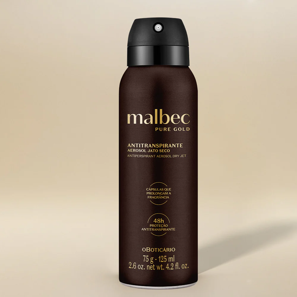 Desodorizante em Spray Malbec Gold 125ml - Image 2