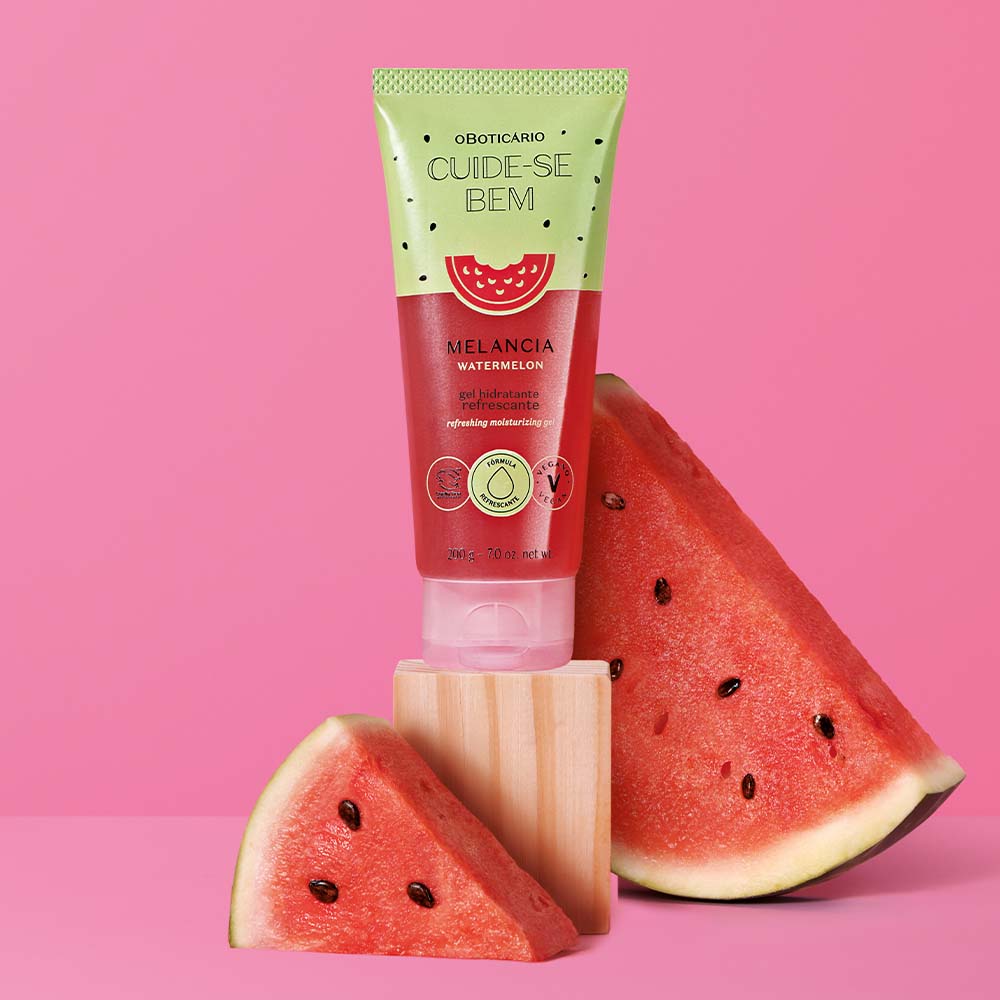 Gel Hidratante Refrescante Cuide-se Bem Melancia, 200g - Image 4