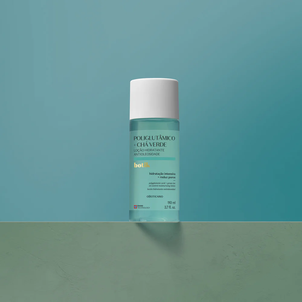 Loção Hidratante Antioleosidade Poliglutâmico + Chá Verde Botik, 110ml - Image 3