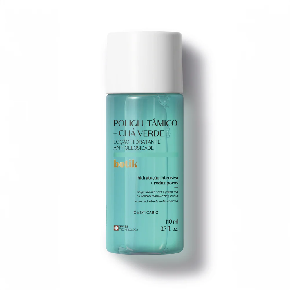 Loção Hidratante Antioleosidade Poliglutâmico + Chá Verde Botik, 110ml - Image 5