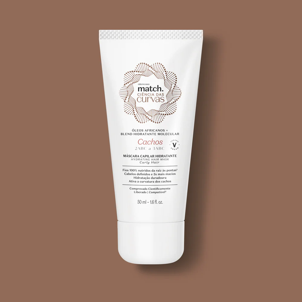 Máscara Capilar Hidratante Cachos Match Ciência das Curvas, 50ml - Image 2