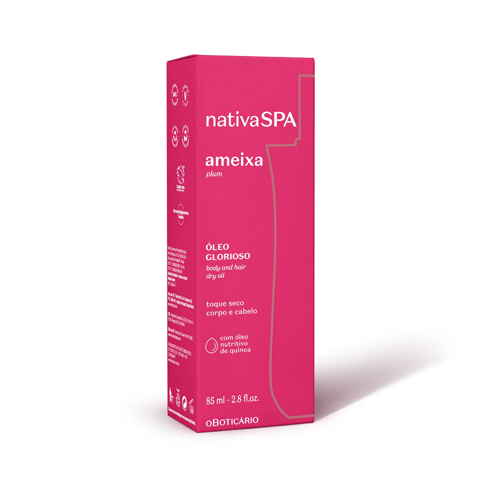 Óleo Glorioso para Corpo e Cabelo Nativa SPA Ameixa, 85ml - Image 5