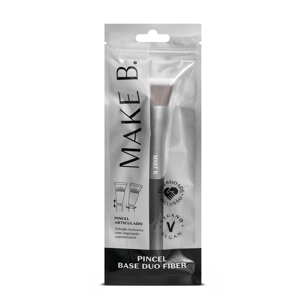 Pincel de Maquilhagem Acessível Articulado Base Duo Fiber Make B. - Image 3