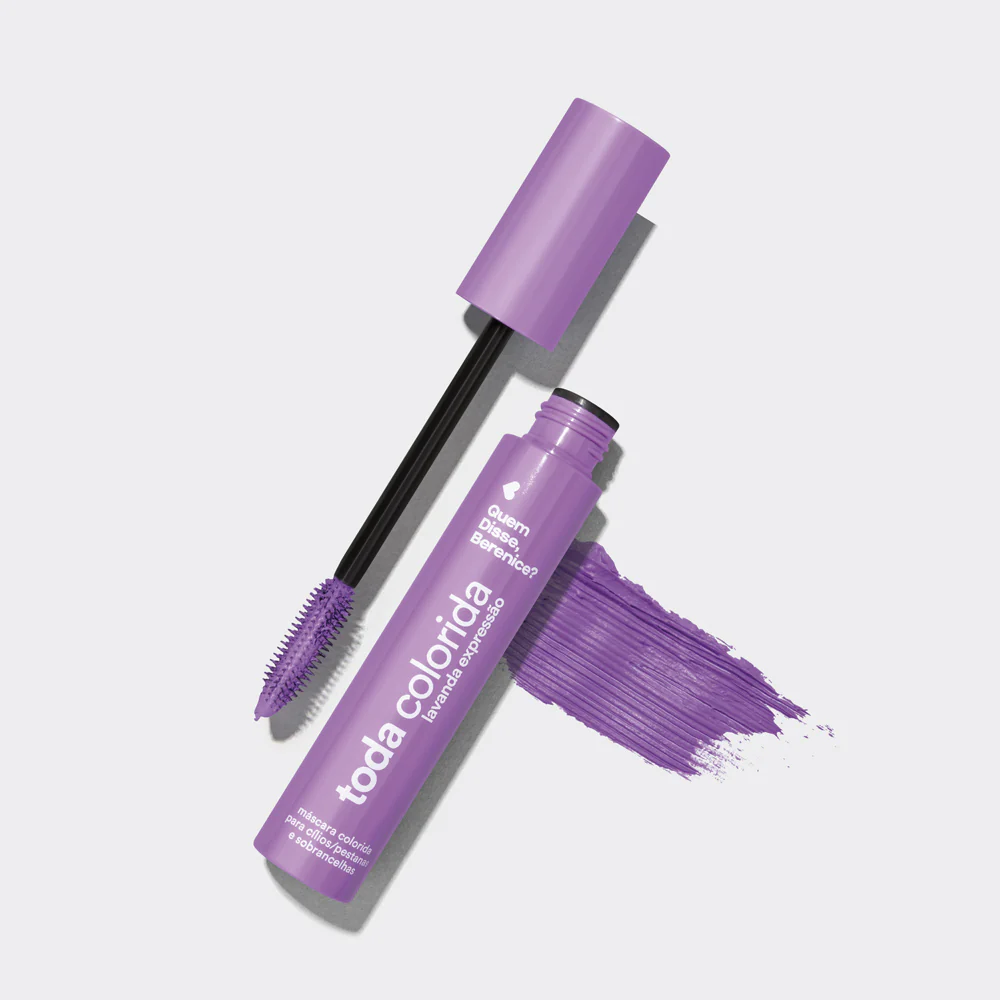 Máscara de Pestanas e Sobrancelhas Toda Colorida Lavanda Expressão, 10g - Image 4