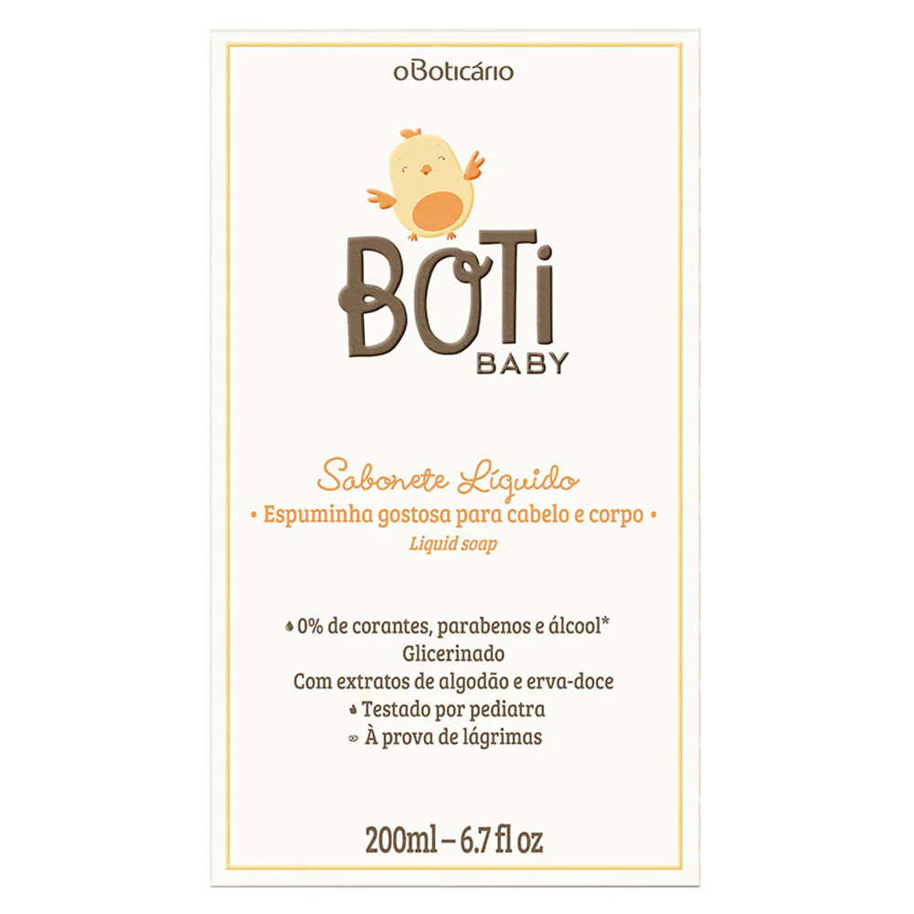 Sabonete Líquido Cabelo e Corpo Boti Baby, 200ml - Image 3