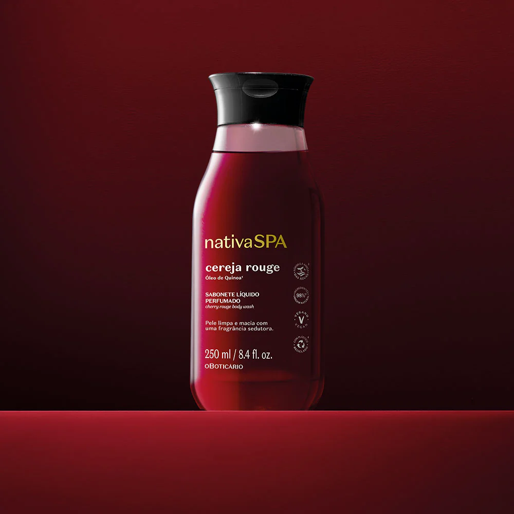 Sabonete Líquido Perfumado Nativa Spa Cereja Rouge 250ml - Image 3