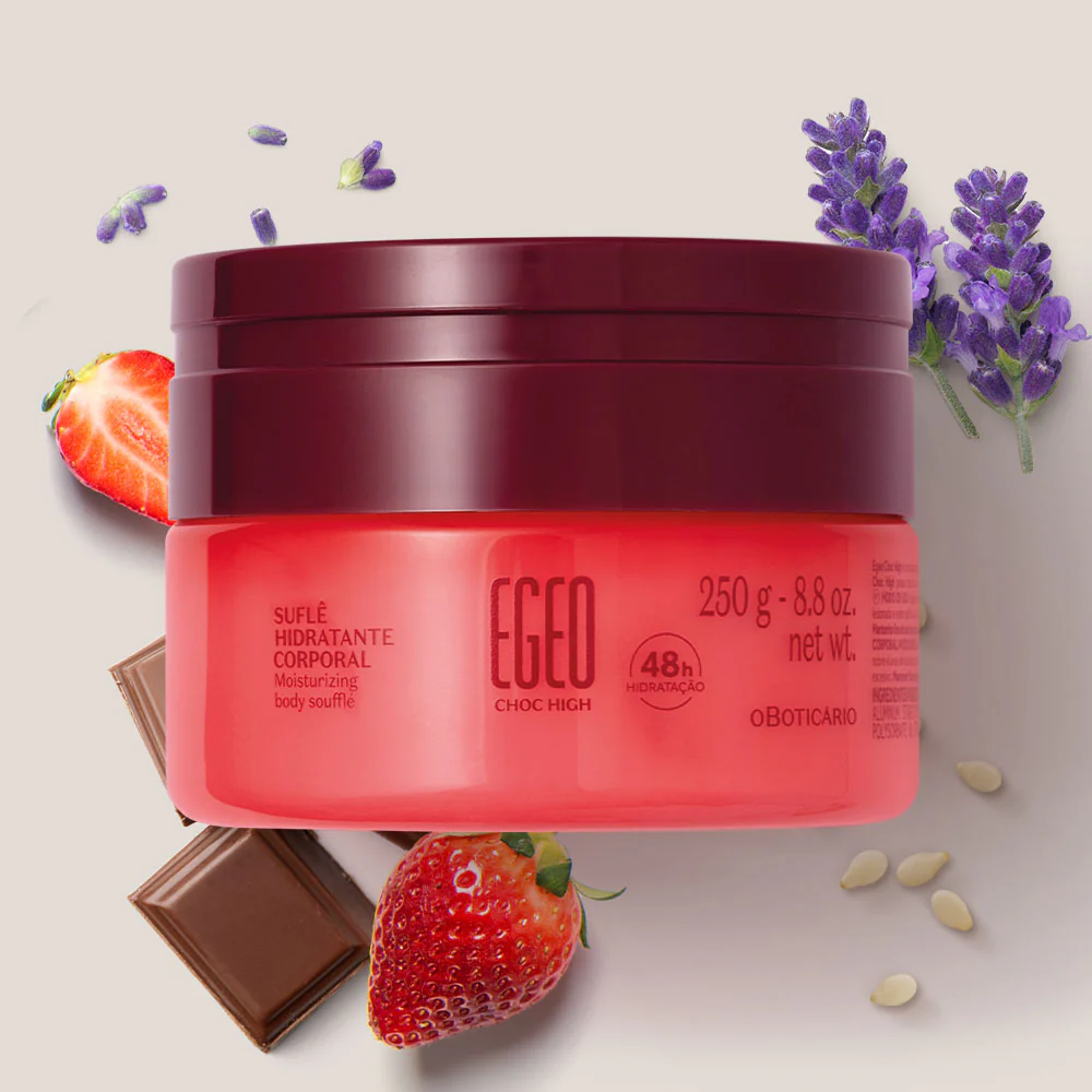 Suflê Hidratante Corporal Egeo Choc High 250g - Image 2